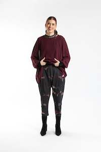 Pants Deeanne Hobbs: Construction Pants Colour Me Wine