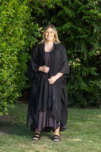 Siena Kimono Black - Onesize