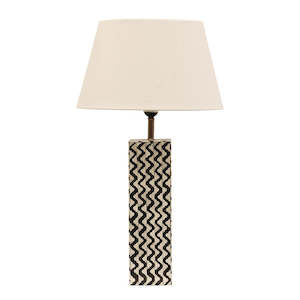 Algiers Bone and Brass Lamp