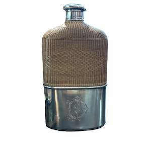 Greengrocery: Victorian Sterling Silver Flask