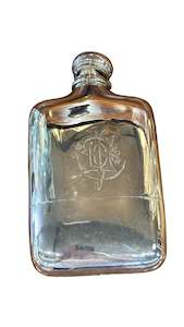 Antique Sterling Silver Hip Flask