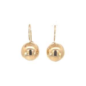 Euroball Earrings in 9ct Yellow Gold