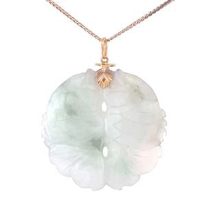 Greengrocery: Jade Pendant with 22ct Yellow Gold Fitting