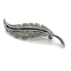 Silver Fern Brooch