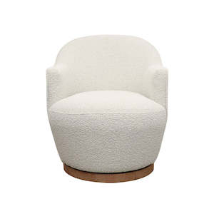 Smart Cream Swivel Armchair