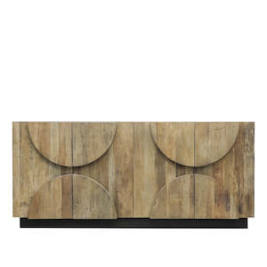 Natural 4 Door Sideboard