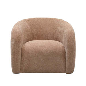 Swivel Occasional Chair - Caramel