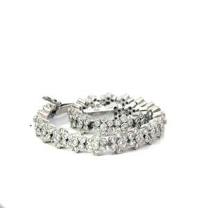 Greengrocery: Floral Cluster Diamond Bracelet