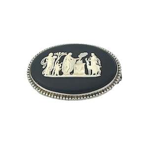 Greengrocery: Wedgwood Cameo Brooch - The Three Graces