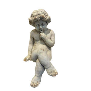 Greengrocery: Sitting Cupid Statue