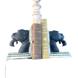 Greengrocery: Ape Bookends in Black and Gold