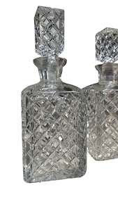 Greengrocery: Vintage Crystal Decanter