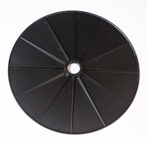 Black plastic plate for Jenquip and Tru-test platemeters Jenquip