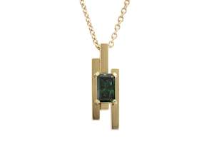 Col. Stone Pend./Neck: J3175 Gemstone Pendant, Yellow Gold