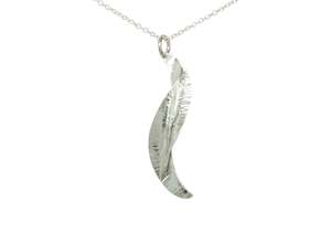 Curated Classics: WVIII Spring Leaf Pendant, Pure Silver