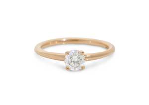 Bling It On: J2735 Diamond Engagement Ring, Red Gold