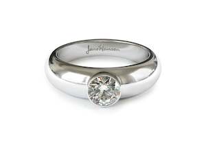 Bling It On: JW73 Diamond Ring, White Gold & Platinum