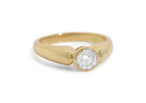 Big Bold Gold: JW78 Diamond Ring, Yellow Gold