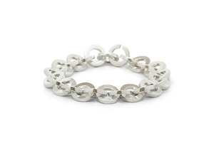 Silver Linings: Flat Link Bracelet, Sterling Silver