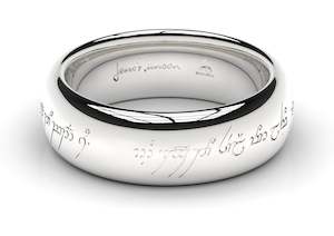 Elvish Wedding Over 500: Elvish Love Ring White Gold & Platinum