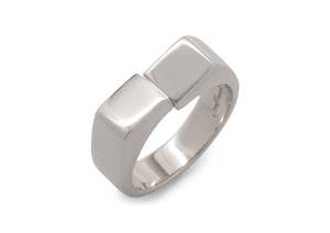 Axis: JW469 Dress Ring, White Gold & Platinum