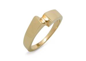 Axis: JW14 Dress Ring, Yellow Gold