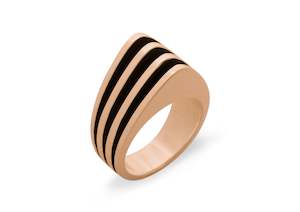 Sydney Fin: Original "Sydney Fin" Ring, Red Gold