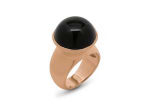 Cupola: Impressive Cabochon Gemstone Ring, Red Gold