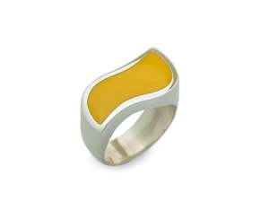 Resin: Flowing Resin Rings, Sterling Silver