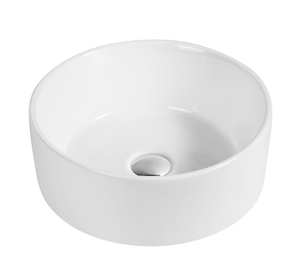 405 405 150mm Above Counter Round White Ceramic Basin Counter Top Wash Basin 310