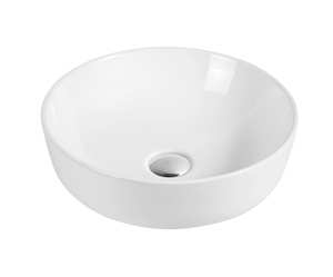 415 415 135mm Above Counter Round White Ceramic Basin Counter Top Wash Basin T-14