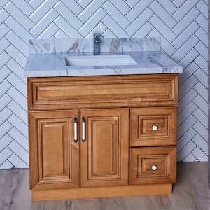 Freestanding Vanity 900mm Classic Oak (SOLID WOOD)