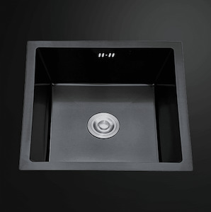 Single Bowl Sink 450x450mm Black Matt JSB1818