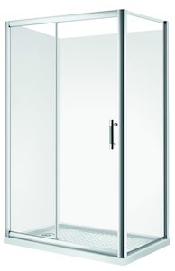 SHOWER BOX 6mm saftey glass framess door AF129