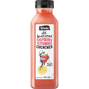 Charlie's Old Fashioned Raspberry Lemonade Quencher - 500mL