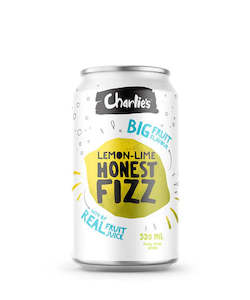 Stone fruit growing: Charlie's Honest Fizz Lemon-Lime - 320mL