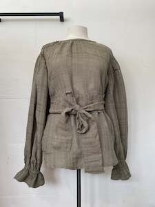 Clothing: Sample Sale - Moss Pip Blouse - Size 10