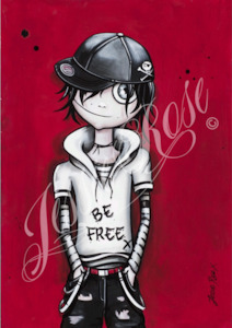 'Be Free' Boy - Signed Print