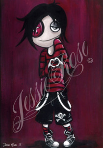 'Emo Love' - Boy Black signed print