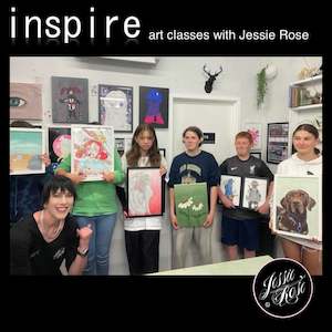 Inspire Art Classes: *SOLD OUT* Term 4 - Ages approx. 13-15yrs. Wednesday 5.30-7pm