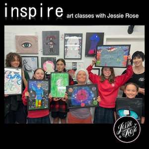 Inspire Art Classes: *SOLD OUT* Term 4 - Ages approx. 8-12 yrs. Wednesday 3.30-5pm