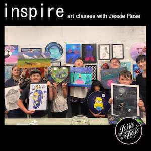 Inspire Art Classes: *SOLD OUT* Term 4 - Day Class Ages 8-15 yrs. Tuesday 11.30am-1pm