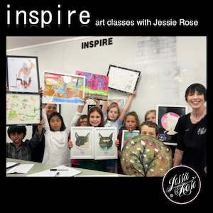 Inspire Art Classes: *SOLD OUT* Term 4 - Ages approx. 8-11 yrs. Tuesday 3.30-5pm