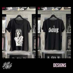 Clothing Merchandise: T Shirt  (womens) - Saint Keep They Heart