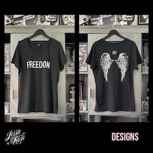 T Shirt (womens) - Wings of Freedom