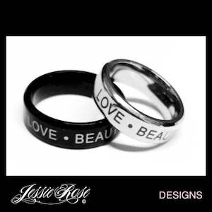 'Love Beauty Truth Freedom' Ring