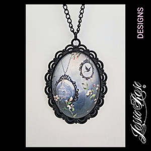 The Pendants - 'Ornate' Pendant (black)