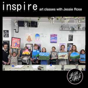 Inspire Art Classes Term 1: Term 1 - Ages approx. 8-15 yrs. Thursday 1.30-3pm