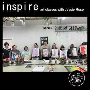 Inspire Art Classes Term 1: Term 1 - Ages approx. 11-14 yrs. Thursday 5.30-7pm