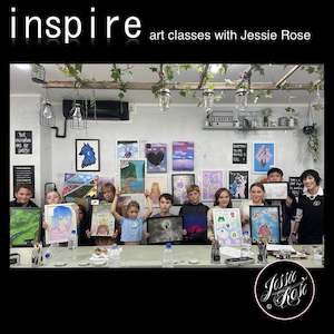 Inspire Art Classes Term 1: Term 1 - Ages approx. 8-11yrs. Thursday 3.30-5pm